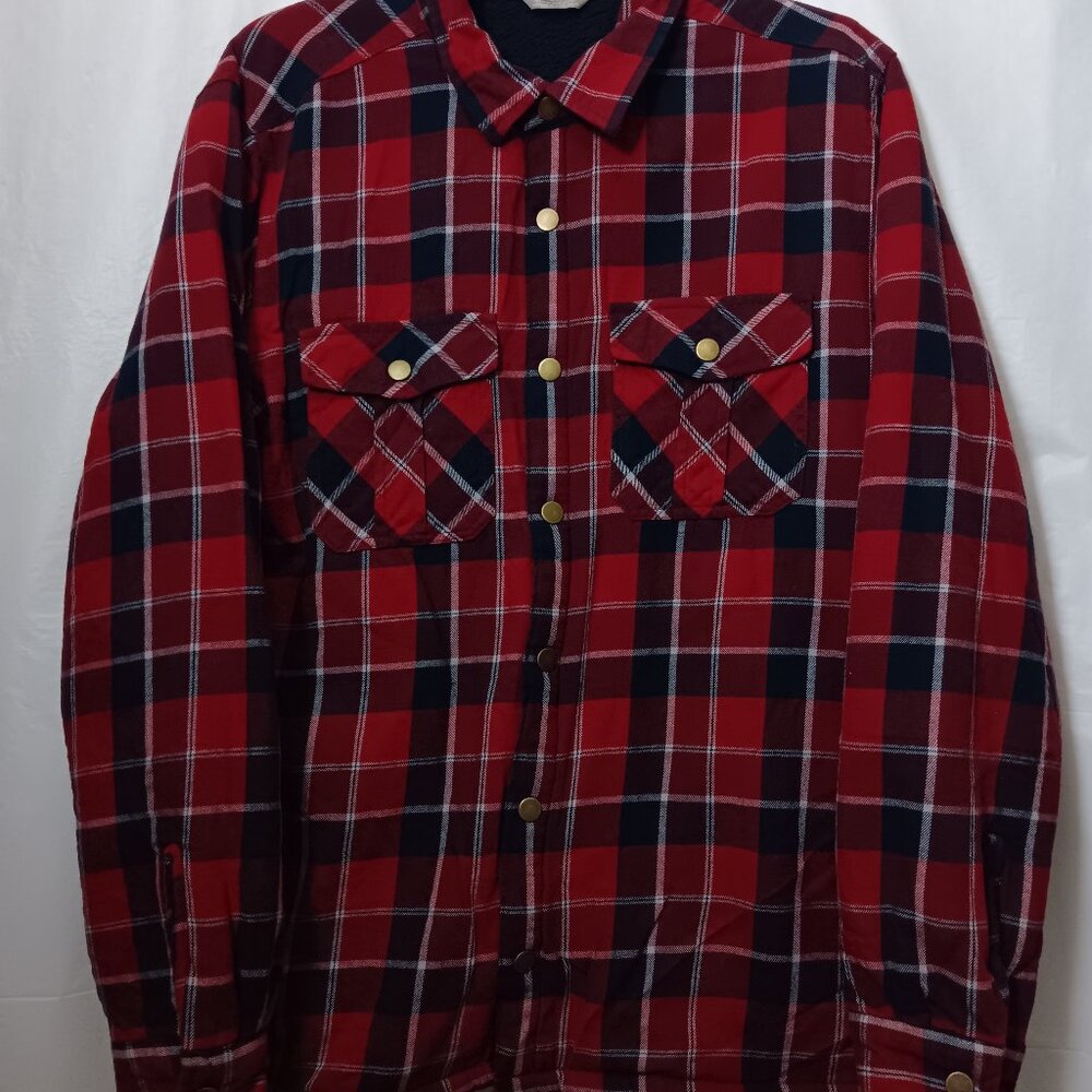 MOUNTAIN WAREHOUSE WORKWEAR SHERPA LINING PLAID SHACKET